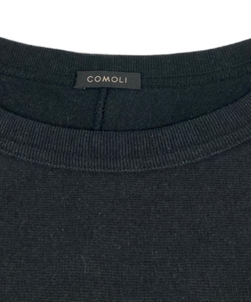 COMOLI（コモリ）COMOLI (コモリ) フットボールTシャツ ブラック サイズ:3の古着・服飾アイテム