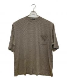 COMOLI（コモリ）の古着「ウール天竺 Tシャツ」｜ベージュ