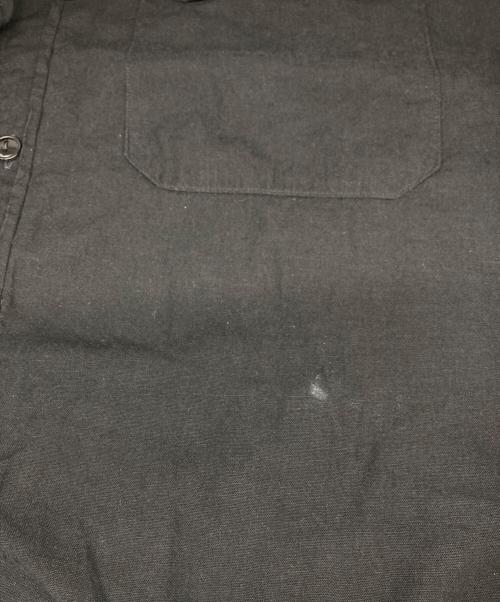 COMOLI（コモリ）COMOLI (コモリ) ベタシャン CPOシャツ ブラック サイズ:3の古着・服飾アイテム