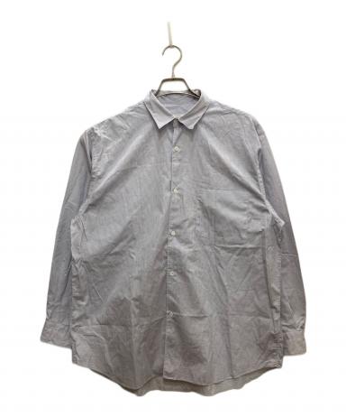 中古・古着通販】COMOLI (コモリ) ポプリンシャツ ブルー サイズ:4