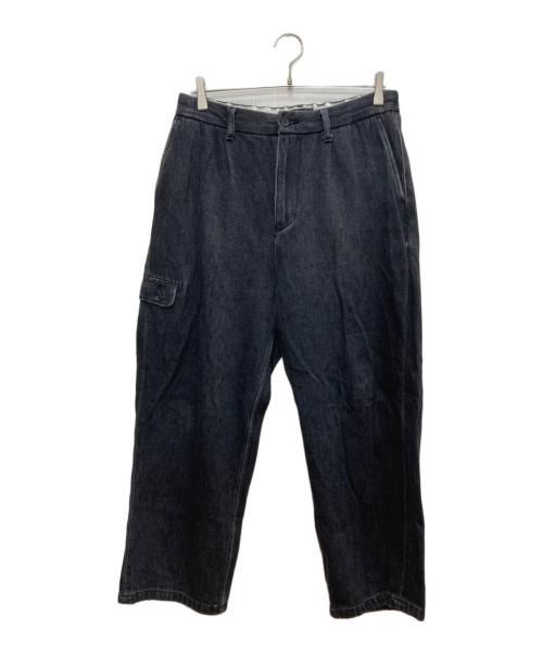 PWA（プア）PWA (プア) LOOSE DENIM TROUSERS/ルーズデニムトラウザーズ インディゴ サイズ:Ｌの古着・服飾アイテム