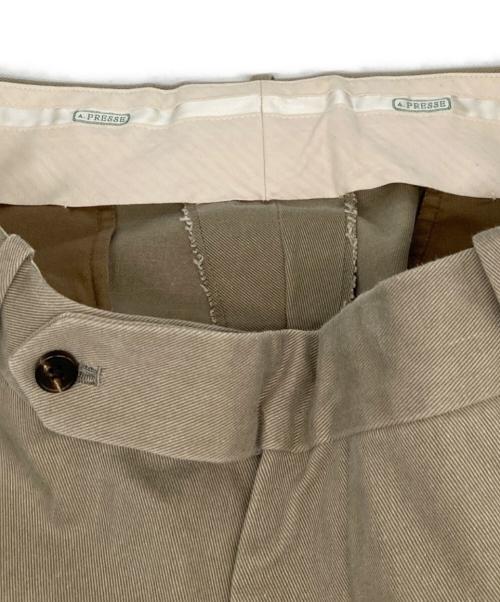 A.PRESSE（アプレッセ）A.PRESSE (アプレッセ) Type.2 Chino Trousers/タイプ2チノトラウザーズ ベージュ サイズ:3の古着・服飾アイテム