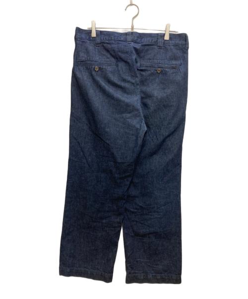 PWA（プア）PWA (プア) HEMP MIX DENIM SLACKS インディゴ サイズ:Lの古着・服飾アイテム