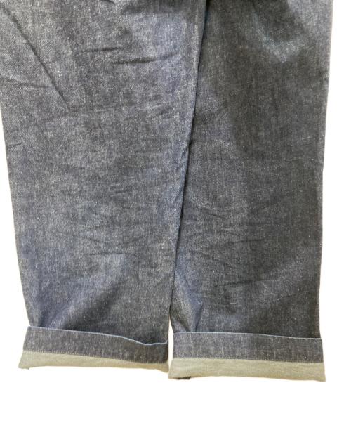 PWA（プア）PWA (プア) HEMP MIX DENIM SLACKS インディゴ サイズ:Lの古着・服飾アイテム