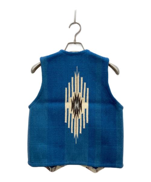CENTINELA（センチネラ）CENTINELA (センチネラ) チマヨベスト ブルー サイズ:32の古着・服飾アイテム