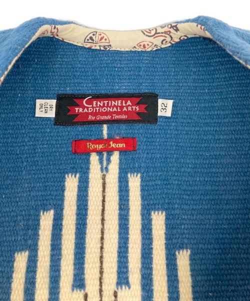 CENTINELA（センチネラ）CENTINELA (センチネラ) チマヨベスト ブルー サイズ:32の古着・服飾アイテム