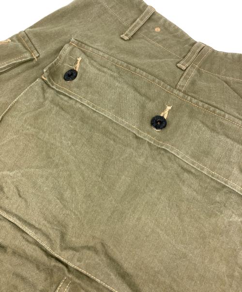 BUZZ RICKSON'S（バズリクソンズ）Buzz Rickson's (バズリクソンズ) U.S. MARINE CORPS HERRINGBONE PANTS/ユーエス マリン コープス ヘリンボーン パンツ オリーブ サイズ:30の古着・服飾アイテム