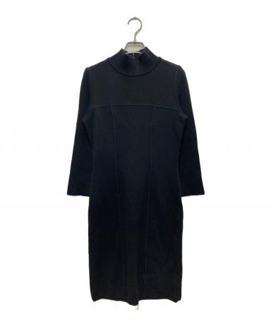 中古・古着通販】FOXEY (フォクシー) ニットワンピース ブラック