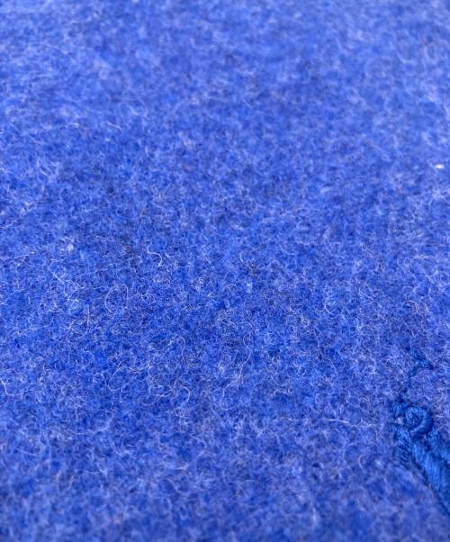 POLO RALPH LAUREN（ポロ・ラルフローレン）POLO RALPH LAUREN (ポロ・ラルフローレン) ウールマフラー ブルー 未使用品の古着・服飾アイテム