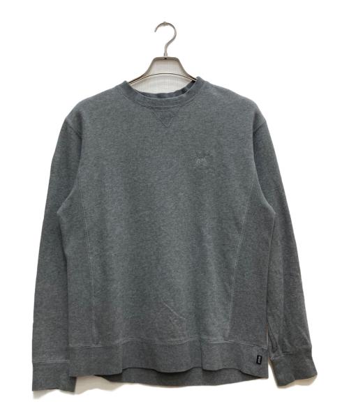 HUF（ハフ）HUF (ハフ) ロゴスウェット グレー サイズ:Ｓの古着・服飾アイテム