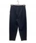 H BEAUTY&YOUTH (エイチ ビューティー&ユース) WORSTED WOOL EASY PANTS/ウーステッド ウール イージー パンツ ブラック サイズ:LARGE：9000円