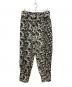 POLO RALPH LAUREN（ポロ・ラルフローレン）の古着「総柄バルーンパンツ」｜ブラック×ホワイト