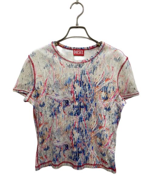 DIESEL（ディーゼル）DIESEL (ディーゼル) T-ELE-LONG-N1 TEE マルチカラー サイズ:Lの古着・服飾アイテム