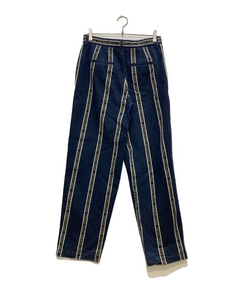 EMPORIO ARMANI（エンポリオアルマーニ）EMPORIO ARMANI (エンポリオアルマーニ) ロゴデニムパンツ インディゴ サイズ:42の古着・服飾アイテム