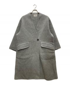 中古・古着通販】IENA (イエナ) ドットアストラカンクルーネックコート