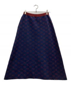 GUCCI　ウール　プリーツ スカート 38 楽天市場】GUCCI グッチ スカート ウール ナイロン ツイード ベージュ