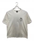 stussyステューシー）の古着「CALI GROWN TEE PIGMENT DYED ロゴTシャツ」｜ホワイト