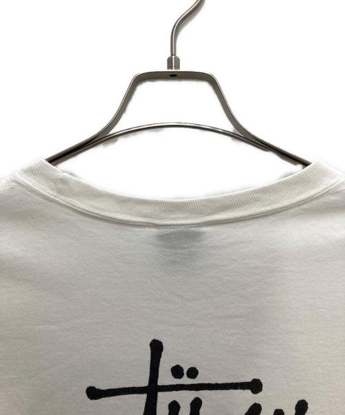 stussy（ステューシー）stussy (ステューシー) CALI GROWN TEE PIGMENT DYED ロゴTシャツ ホワイト サイズ:Ｌ　の古着・服飾アイテム