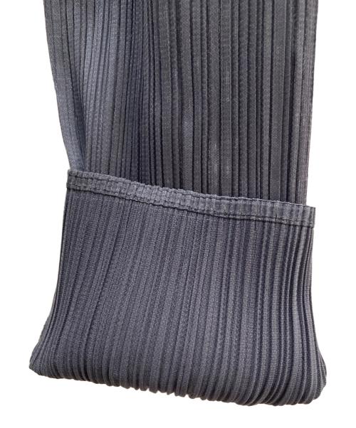 PLEATS PLEASE（プリーツプリーズ）PLEATS PLEASE (プリーツプリーズ) プリーツカーディガン グレー サイズ:3の古着・服飾アイテム