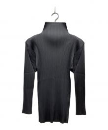 PLEATS PLEASE（プリーツプリーズ）の古着「プリーツロングスリーブカットソー」｜グレー