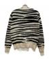 stussy (ステューシー) ゼブラ柄モヘアニット ブラック×アイボリー サイズ:Ｓ：9000円