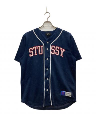 専用品　STUSSY ステューシーベースボールシャツ 中古・古着通販】stussy (ステューシー) ベースボールシャツ ネイビー