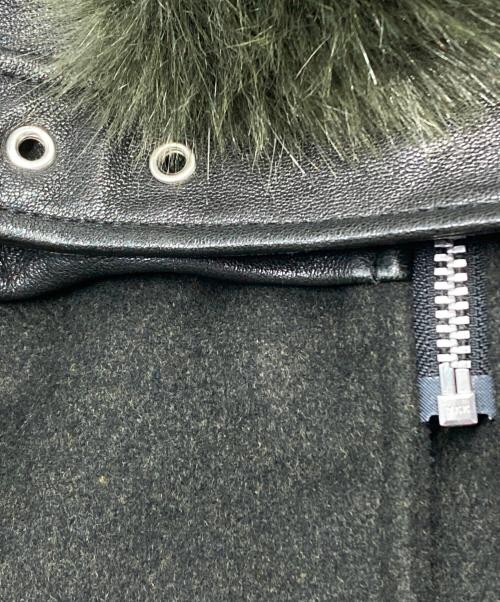 Ameri（アメリ）Ameri (アメリ) RIDERS DOCKING LONG COAT/ライダードッキングロングコート ブラック サイズ:freeの古着・服飾アイテム