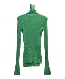 nagonstans（ナゴンスタンス）の古着「ウールタートルニット」｜グリーン