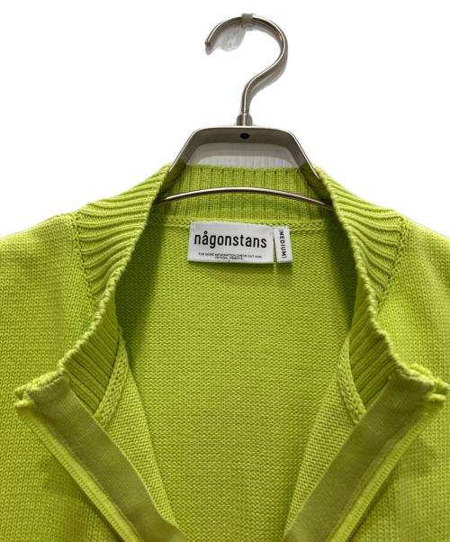 nagonstans（ナゴンスタンス）nagonstans (ナゴンスタンス) zip cropped vest/ジップクロップドベスト グリーン サイズ:Ⅿの古着・服飾アイテム