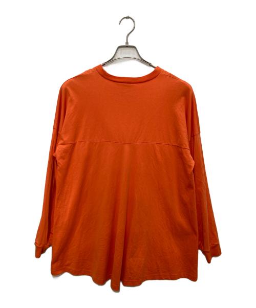 nagonstans（ナゴンスタンス）nagonstans (ナゴンスタンス) ロングスリーブカットソー オレンジ サイズ:Mの古着・服飾アイテム