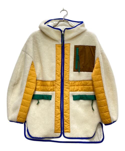 nagonstans（ナゴンスタンス）nagonstans (ナゴンスタンス) ボアジャケット マルチカラー サイズ:36の古着・服飾アイテム