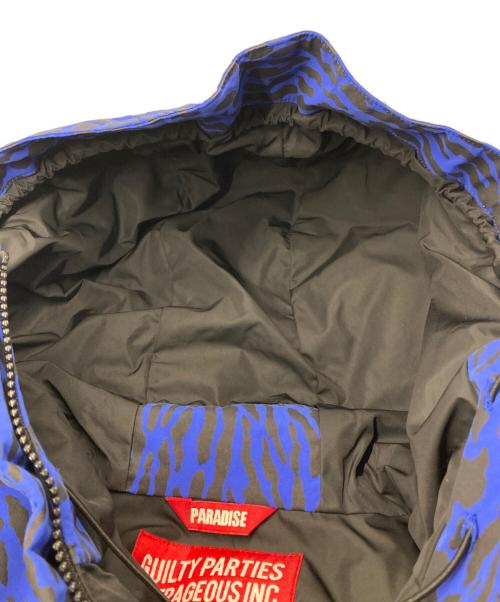 WACKO MARIA（ワコマリア）WACKO MARIA (ワコマリア) 総柄ジャケット ブルー×ブラック サイズ:Ｌの古着・服飾アイテム