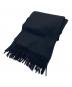 dunhill (ダンヒル) カシミヤ100％ストール ブラック：5000円