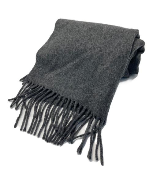 dunhill（ダンヒル）dunhill (ダンヒル) カシミヤ100％ストール グレーの古着・服飾アイテム