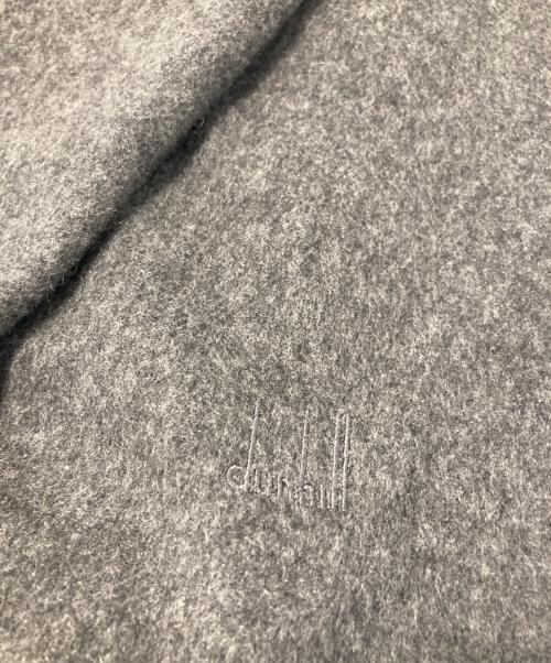 dunhill（ダンヒル）dunhill (ダンヒル) カシミヤ100％ストール グレーの古着・服飾アイテム