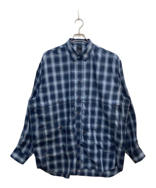 DAIWA PIER39（ダイワ ピア39）DAIWA PIER39 (ダイワ ピア39) TECH LOGGER SHIRTS/テック ロガー シャツ ブルー サイズ:JP Lの古着・服飾アイテム