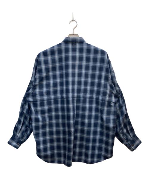 DAIWA PIER39（ダイワ ピア39）DAIWA PIER39 (ダイワ ピア39) TECH LOGGER SHIRTS/テック ロガー シャツ ブルー サイズ:JP Lの古着・服飾アイテム