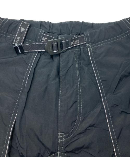 and wander（アンドワンダー）and wander (アンドワンダー) ナイロンクライミングパンツ ブラック サイズ:2の古着・服飾アイテム