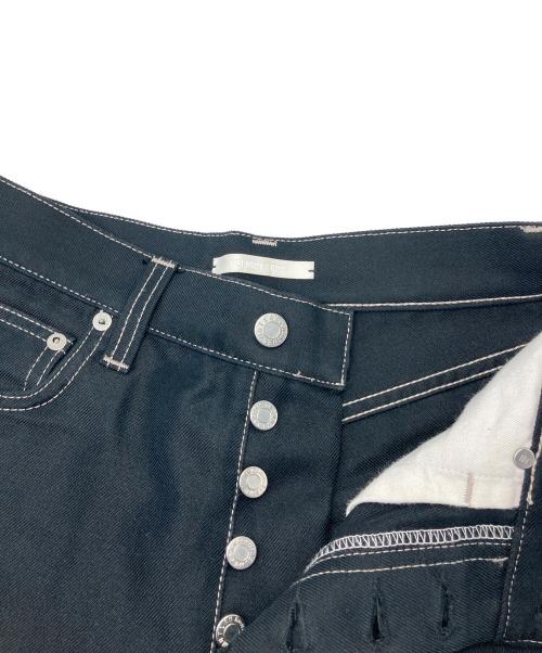 HELMUT LANG（ヘルムートラング）HELMUT LANG (ヘルムートラング) stitch black jeans/ステッチブラックジーンズ ブラック サイズ:28の古着・服飾アイテム