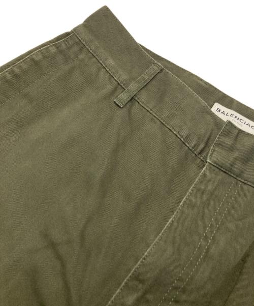 BALENCIAGA（バレンシアガ）BALENCIAGA (バレンシアガ) ワークパンツ カーキ サイズ:46の古着・服飾アイテム