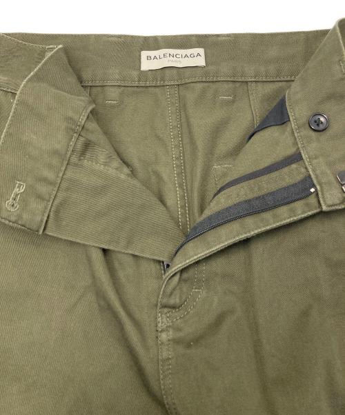 BALENCIAGA（バレンシアガ）BALENCIAGA (バレンシアガ) ワークパンツ カーキ サイズ:46の古着・服飾アイテム