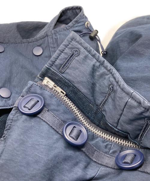 COMME des GARCONS HOMME（コムデギャルソン オム）COMME des GARCONS HOMME (コムデギャルソン オム) 綿ナイロンウェザー×綿コーデュロイダウンジャケット ネイビー サイズ:Ｓの古着・服飾アイテム