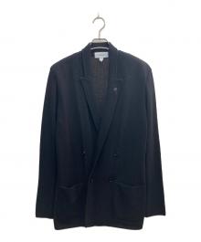 LARDINI（ラルディーニ）の古着「ダブルニットブレザー」｜ブラック
