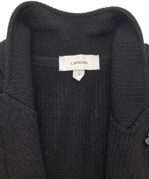LARDINI（ラルディーニ）LARDINI (ラルディーニ) ダブルニットブレザー ブラック サイズ:Ⅿの古着・服飾アイテム