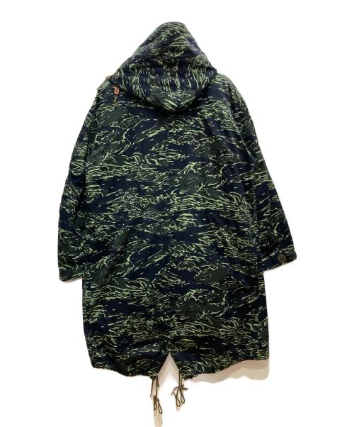 N.HOOLYWOOD（エヌ ハリウッド）N.HOOLYWOOD (エヌ ハリウッド) ライナー付 カモフラモッズコート カーキ サイズ:40の古着・服飾アイテム