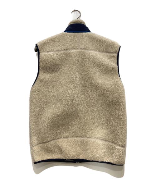 Patagonia（パタゴニア）Patagonia (パタゴニア) クラシック・レトロX・ベスト ベージュ×ブルー サイズ:Ⅿの古着・服飾アイテム