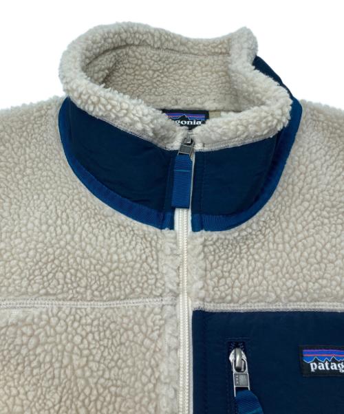 Patagonia（パタゴニア）Patagonia (パタゴニア) クラシック・レトロX・ベスト ベージュ×ブルー サイズ:Ⅿの古着・服飾アイテム