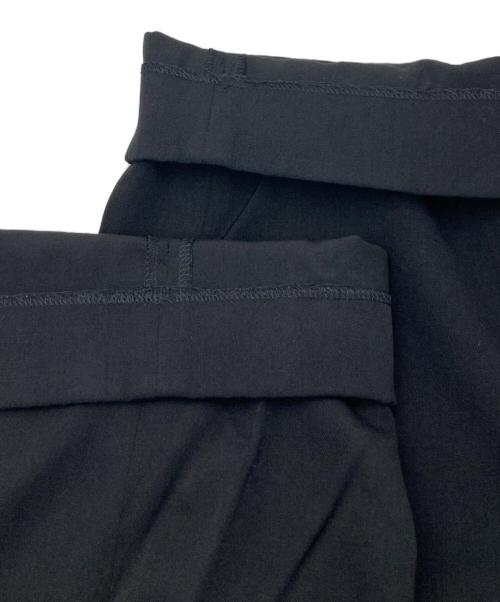 s'yte（サイト）s'yte (サイト) WASHER FINISHED WOOL GABARDINE STUDS SLIM SAROUEL PANTS ブラック サイズ:3の古着・服飾アイテム