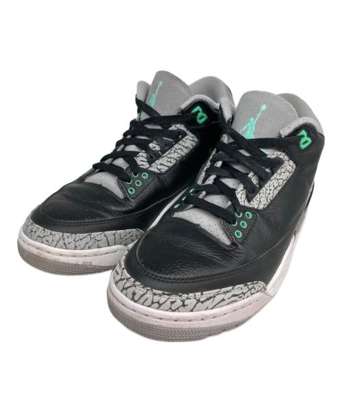 NIKE（ナイキ）NIKE (ナイキ) Air Jordan 3 Retro Men's Shoes/エア ジョーダン 3 レトロ ブラック×グレー サイズ:cm26.5の古着・服飾アイテム