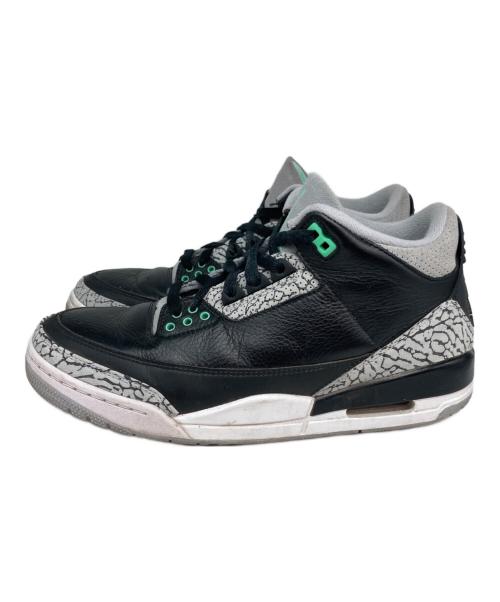 NIKE（ナイキ）NIKE (ナイキ) Air Jordan 3 Retro Men's Shoes/エア ジョーダン 3 レトロ ブラック×グレー サイズ:cm26.5の古着・服飾アイテム